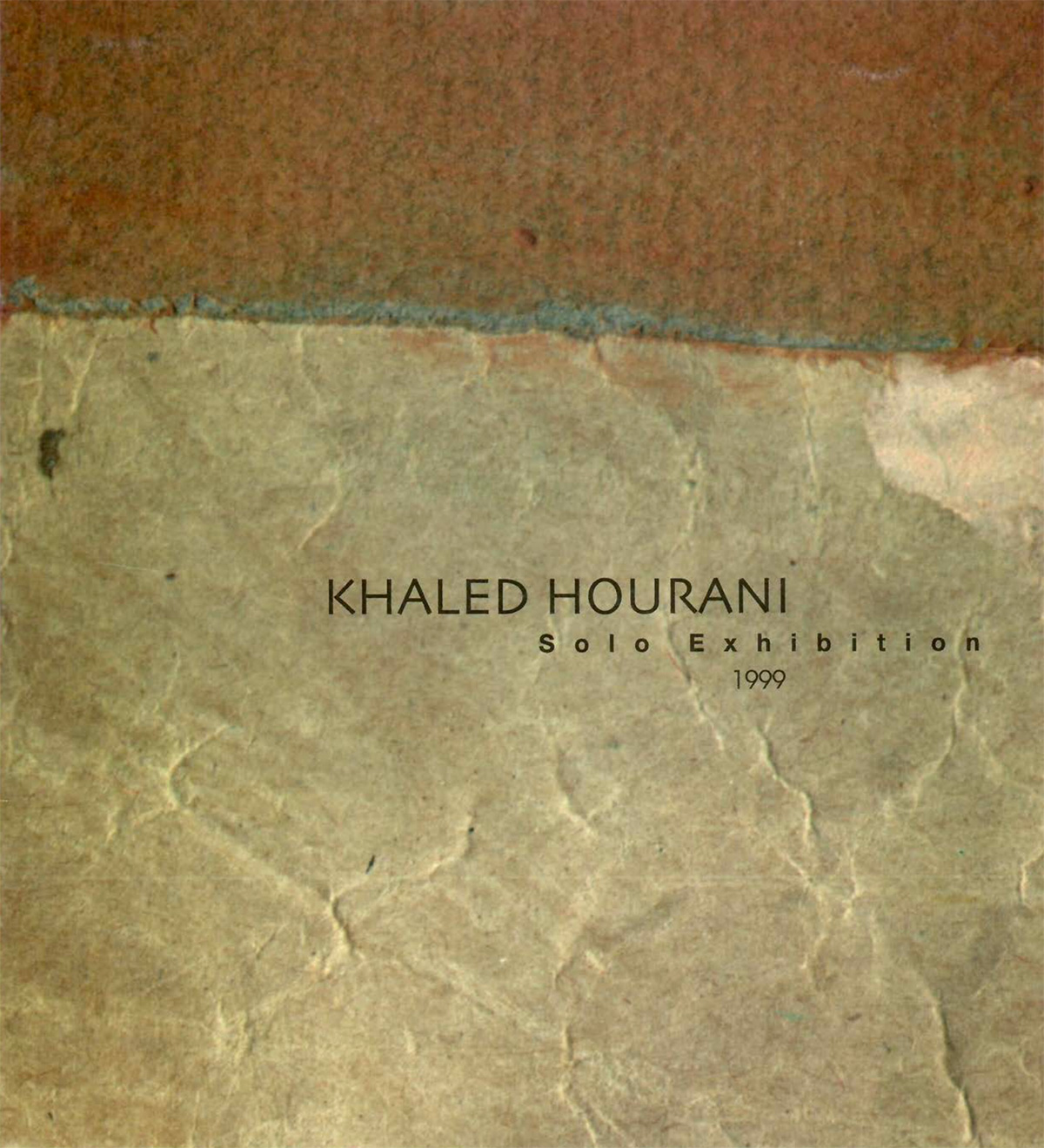 الكتالوغ المرافق للمعرض الشخصي الرابع للفنان خالد حوراني، صدر عام 1999